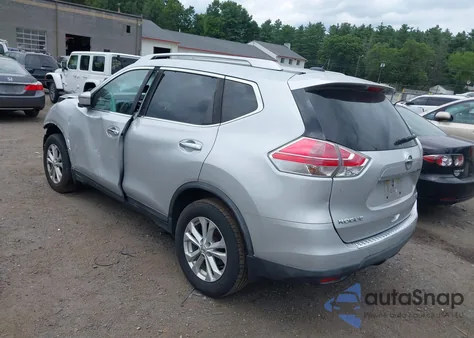 2016 Nissan Rogue Sv z USA, uszkodzony, nr VIN KNMAT2MVXGP693707